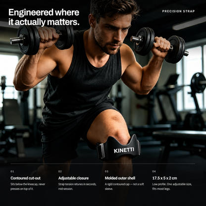 Kinetti Precision Strap – Knee Support That Moves With You